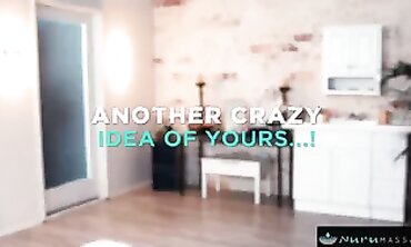 Reagan Foxx Nuru Massage with Deepthroat and Cum Finish