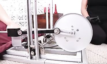 AJ Applegate Gets Rammed With A Machine In Anal Hardcore