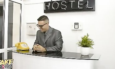 Nikki Fox Gets Plowed by Motel Manager and His Friend