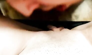 POV: Stepbrother Licks His Redhead Stepsister's Pussy