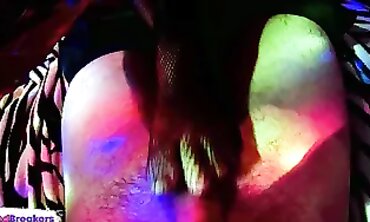 Russian MILF Next Door Gives a Kinky Christmas Footjob POV