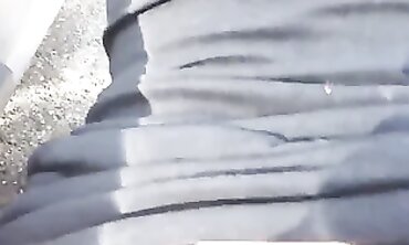 19-Year-Old Hispanic with Huge Booty Gets Anal Outdoors