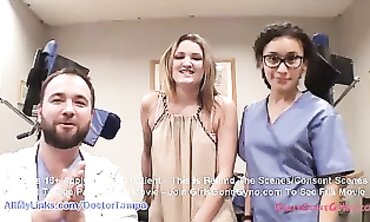 Alexandria Riley's Secret Doctor Exam Caught on Tape
