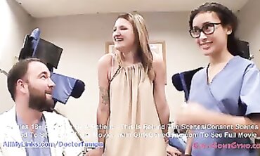 Alexandria Riley's Secret Doctor Exam Caught on Tape