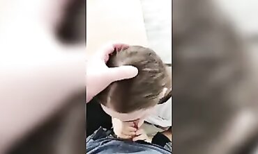 Petite French Amateur Gets Handjob and Blowjob