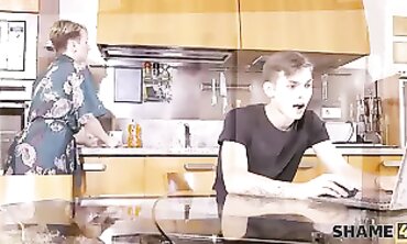 Elder Cougar Delivers a Satisfying Blowjob in Stockings