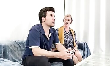 POV Blowjob and Cumshot with Hot Stepmom
