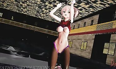 MMD R18: Maria Hwasa Solo Animation