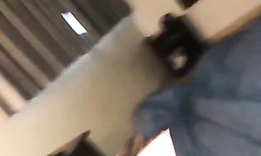 POV Interracial Blowjob With A Stoner Bimbo