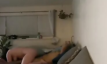 Brunette MILF Helps Guy Relax After Work