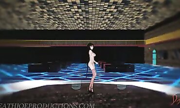 MMD R18: Genie 1213 Solo with Big Tits