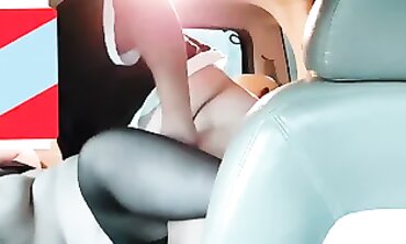 BBW Amateur Spreads Legs For Raw Creampie