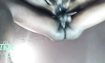 Tall Shaggy Ebony MILF in Rough FFM Threesome