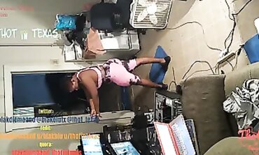 Tall Shaggy Ebony MILF in Rough FFM Threesome