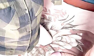 Bombshell Takes a Deep Throat Blowjob