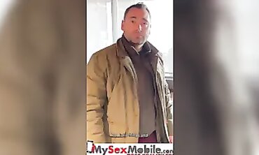 Busty French-Asian Mailyne Gets Humped in a Restaurant