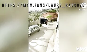 Laure Raccuzo Pizza Delivery Anal Challenge