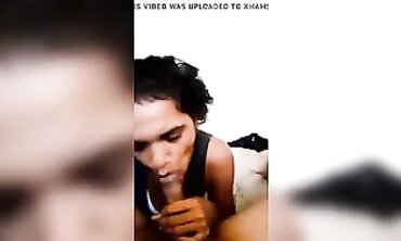 Ebony MILF Takes A Deep Throat Blowjob