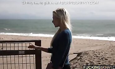 Petite Blonde Teen Love Blows Big Cock