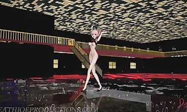 MMD R18: Onegai Darling Solo Performance