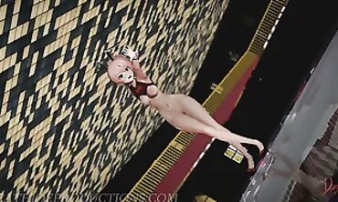MMD R18: Onegai Darling Solo Performance