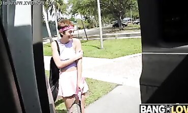 Sidra Sage Gets Her First Hardcore Anal and Blowjob