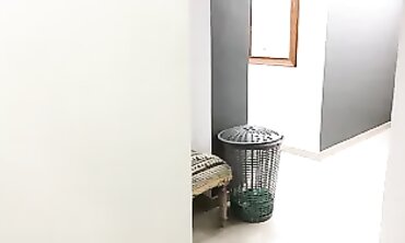 POV: I Spy My Petite Step-Mom Masturbating
