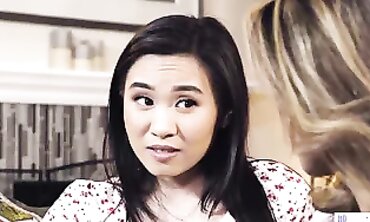 Unspoiled Asian Bimbos Get Lesbian Lessons From Mature Clara Trinity & Kimmy Kimm