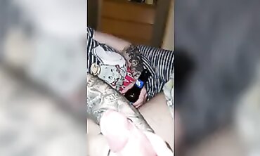 Late Night Oily POV Handjob From A Mature Redhead BBW