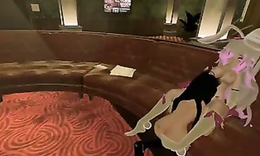 Bunny Femmes Loses It All in VRChat Gambling ERP