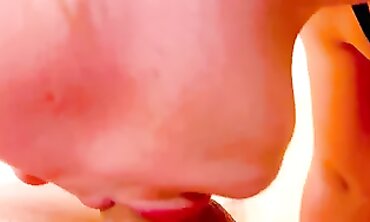 Milf Gets Deep Throat and Facial Cum from Her DT