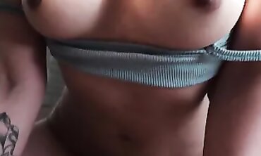 Caramel Rides a Massive Dick in POV