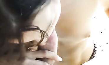 POV Blowjob With German Brunette