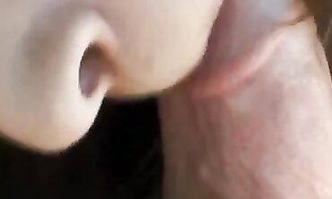 POV Blowjob With German Brunette
