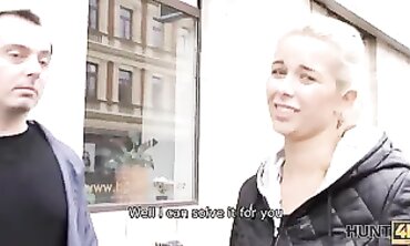 Ash-Blonde Dream Nikky Scores a Rich Hunter in Hunt4K