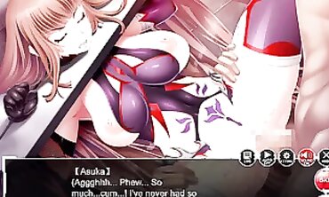 Asuka Koukawa H-Pinch in Taimanin Asagi Battle Arena