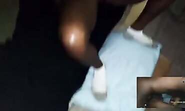 African MILF Returns Home to Fiancee