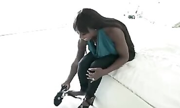 African MILF With Huge Tits Bangs A Big Dick In POV