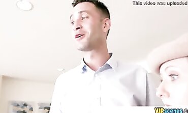 Shy Petite Girl Sells Cookies and Her Cute Cunt