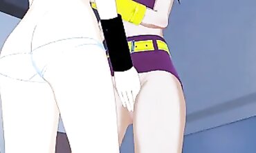 Caulifla and Kale Share Intimate Lesbian Moments