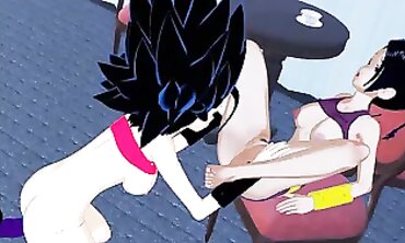 Caulifla and Kale Share Intimate Lesbian Moments