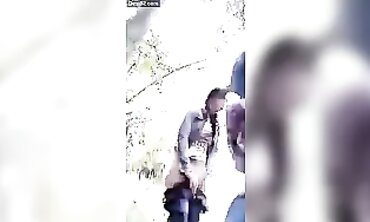 First Outdoor Hardcore Standing Sex For A Mature Skinny Indian