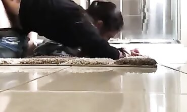 POV Interracial Maid Orgy at Home