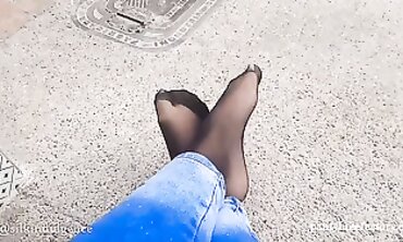 Pantyhose Toes into the Streets of Colombia