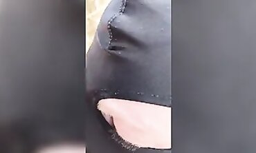 Hooded Blonde Milf Deep Throats Big Cock