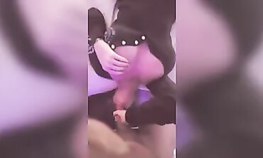 POV Blonde MILF with Big Tits Takes a Throatjob and Facial