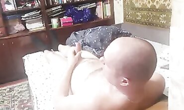 BBW Milf Takes Cumshot in Cowgirl Position