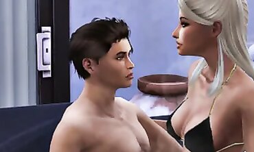 Romantic Step Mom Fulfills Her Stepson's Wish with Creampie