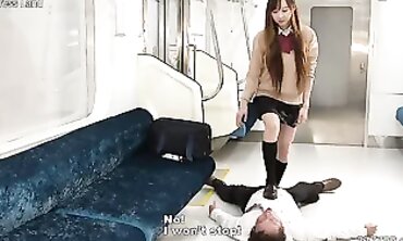 Slender Asian college girl Dominates Servant in Bondage Roleplay