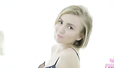 Blonde Stella P Masturbates With A Vibrator